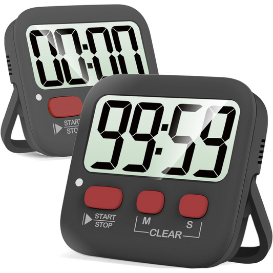 KüchenTick – 2-Pack Digitale Keukentimers – Nauwkeurigheid & Gemak