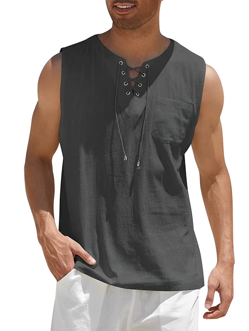 Raul - Heren Zomershirt - Comfortabele Mouwloze Stijl