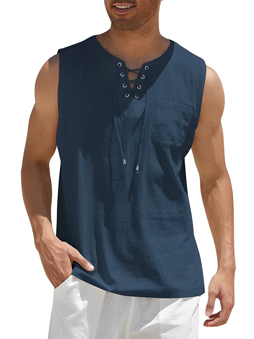 Raul - Heren Zomershirt - Comfortabele Mouwloze Stijl