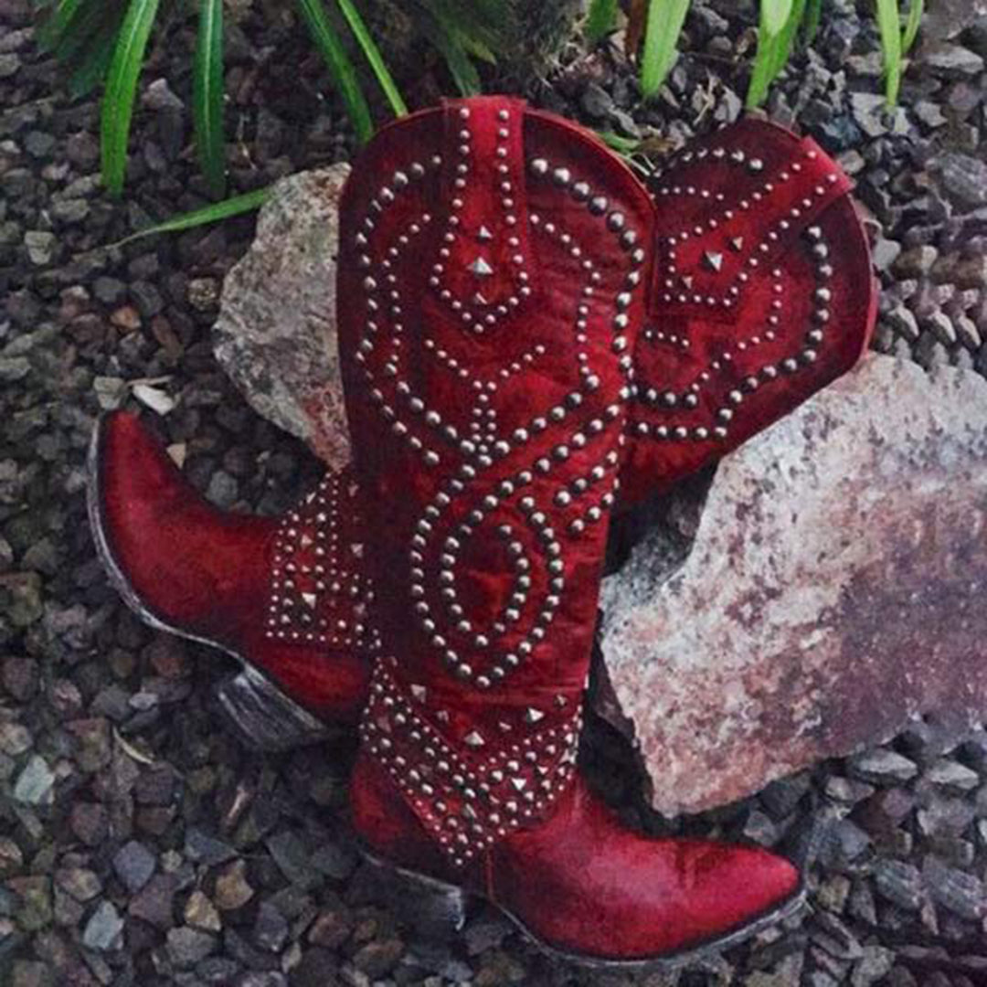 Lifaa - Gezellige Cowboylaarzen voor Vrouwen