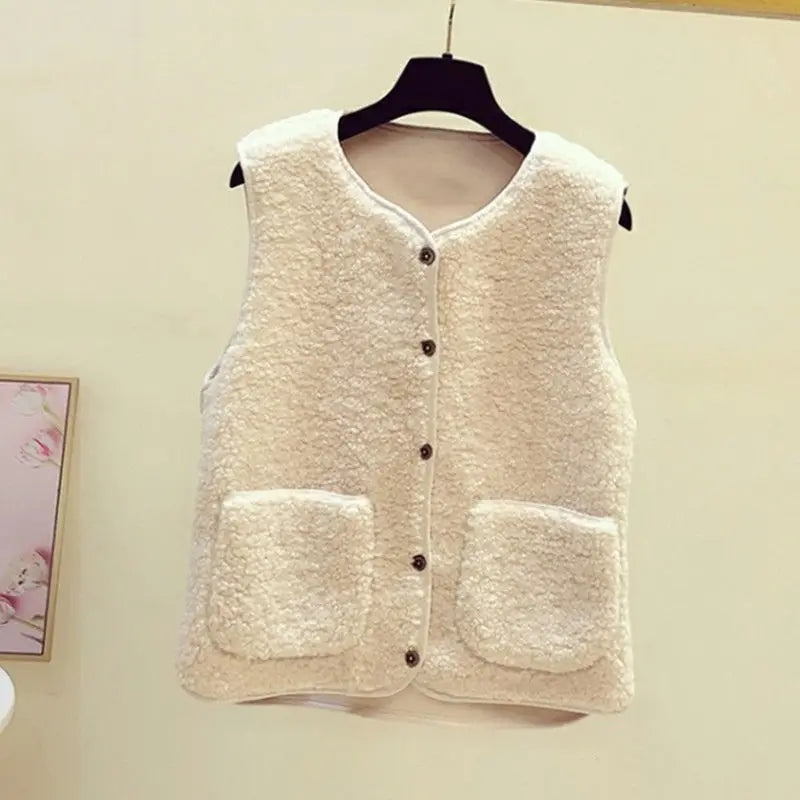 Melba - Stijlvol Fluffy Vest voor Vrouwen