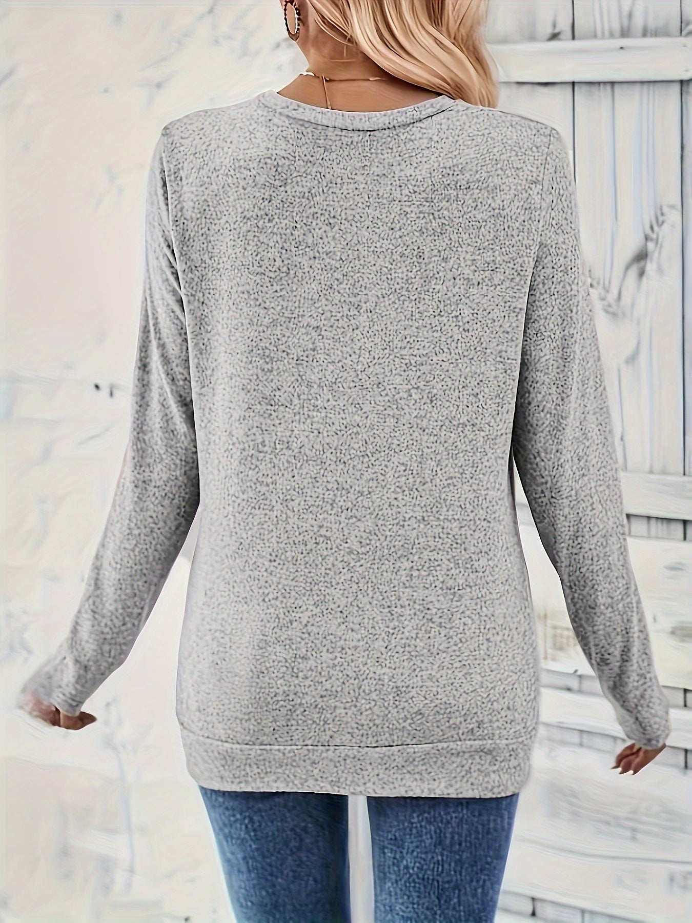 Hansje - Knoop T-shirt Lange Mouw