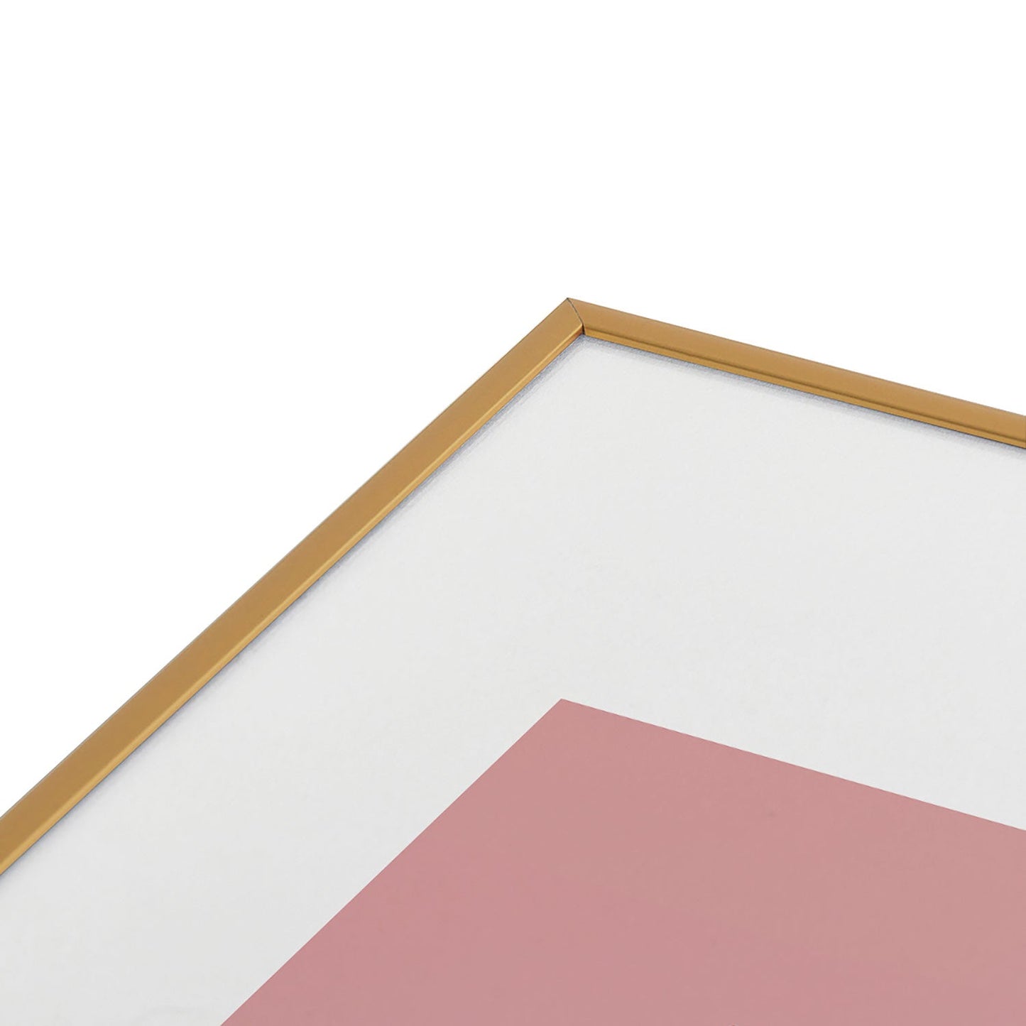 Angela Minca Lovebug pink and red Metal Framed Art Print