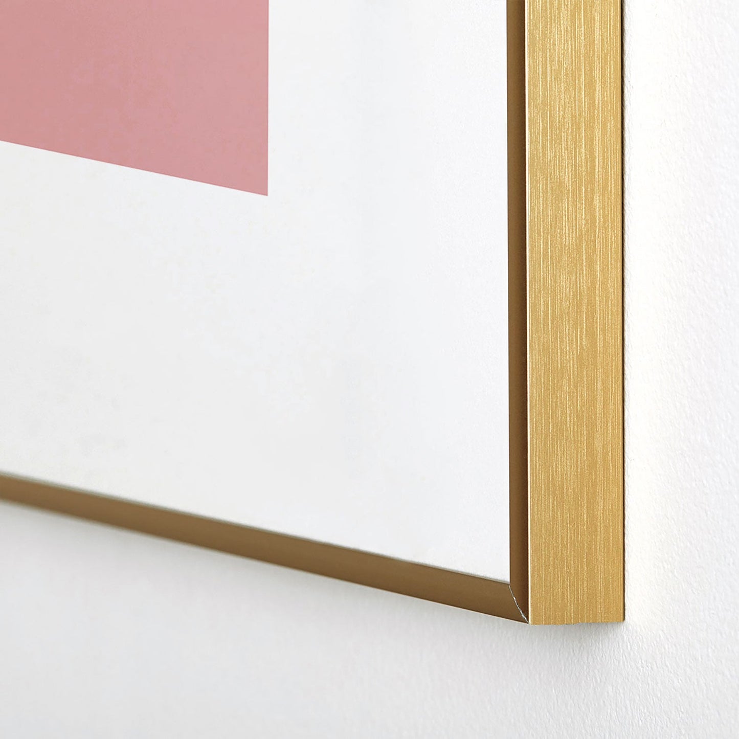 Angela Minca Lovebug pink and red Metal Framed Art Print