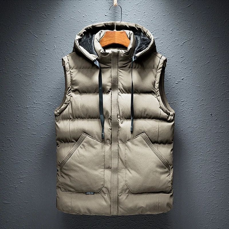 Gevoerde Winterjas met Capuchon voor Heren