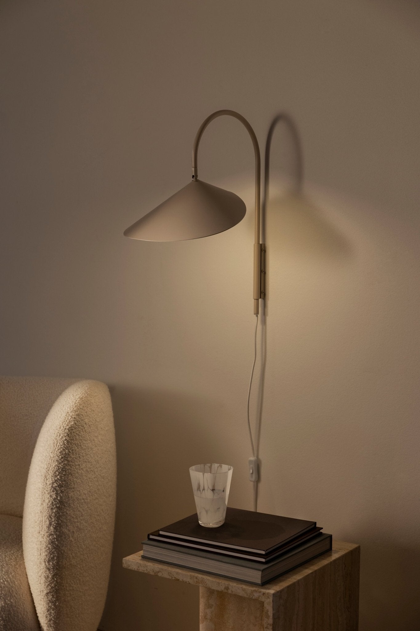 Open Box - Arum Swivel Wall Lamp - Cashmere