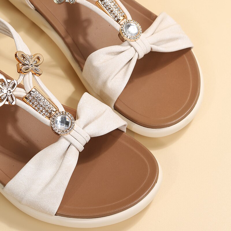 Eliana - Bohemian Geïnspireerde Platte Sandalen