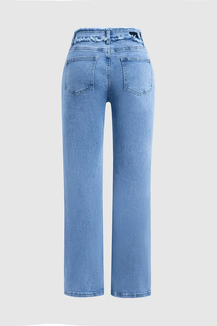 Veronina - Chic Flanellen Jeans voor Vrouwen