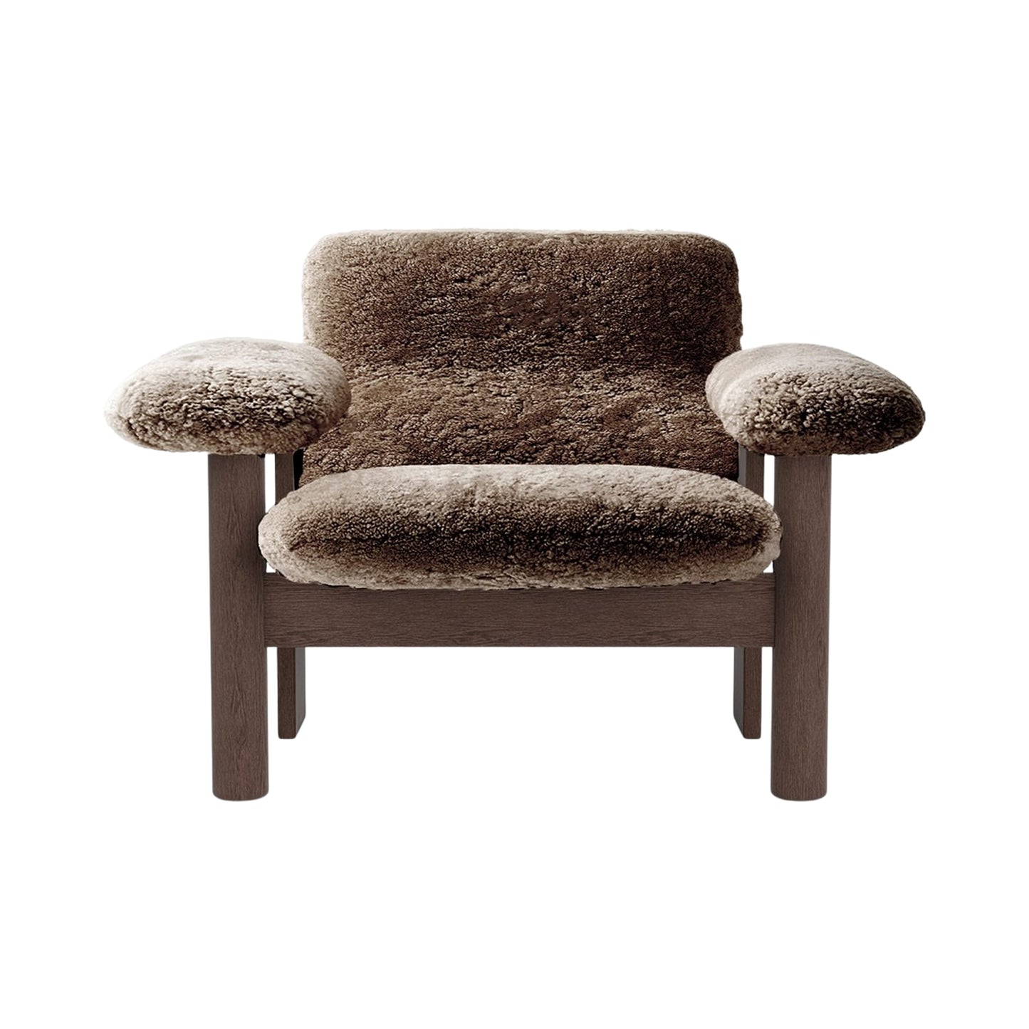 Brasilia Lounge Chair, Low Back - Sheepskin