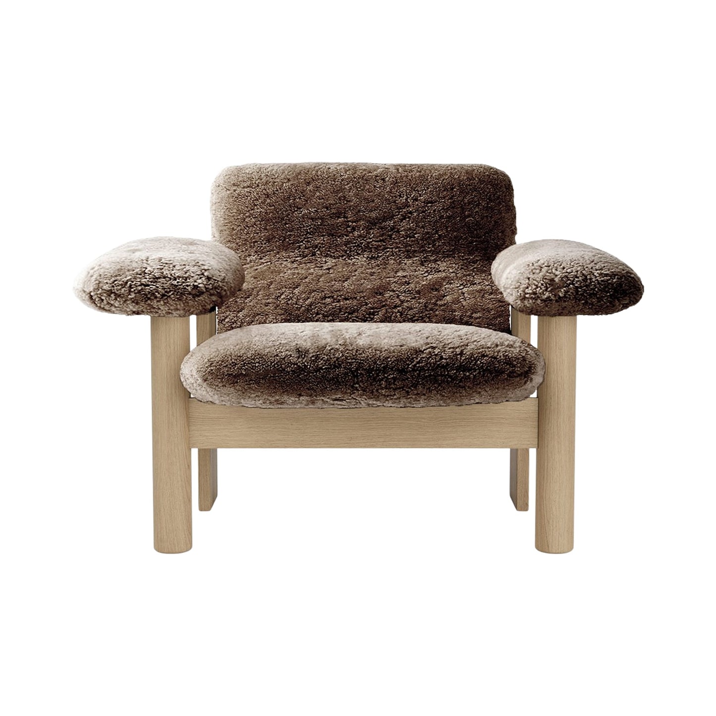 Brasilia Lounge Chair, Low Back - Sheepskin