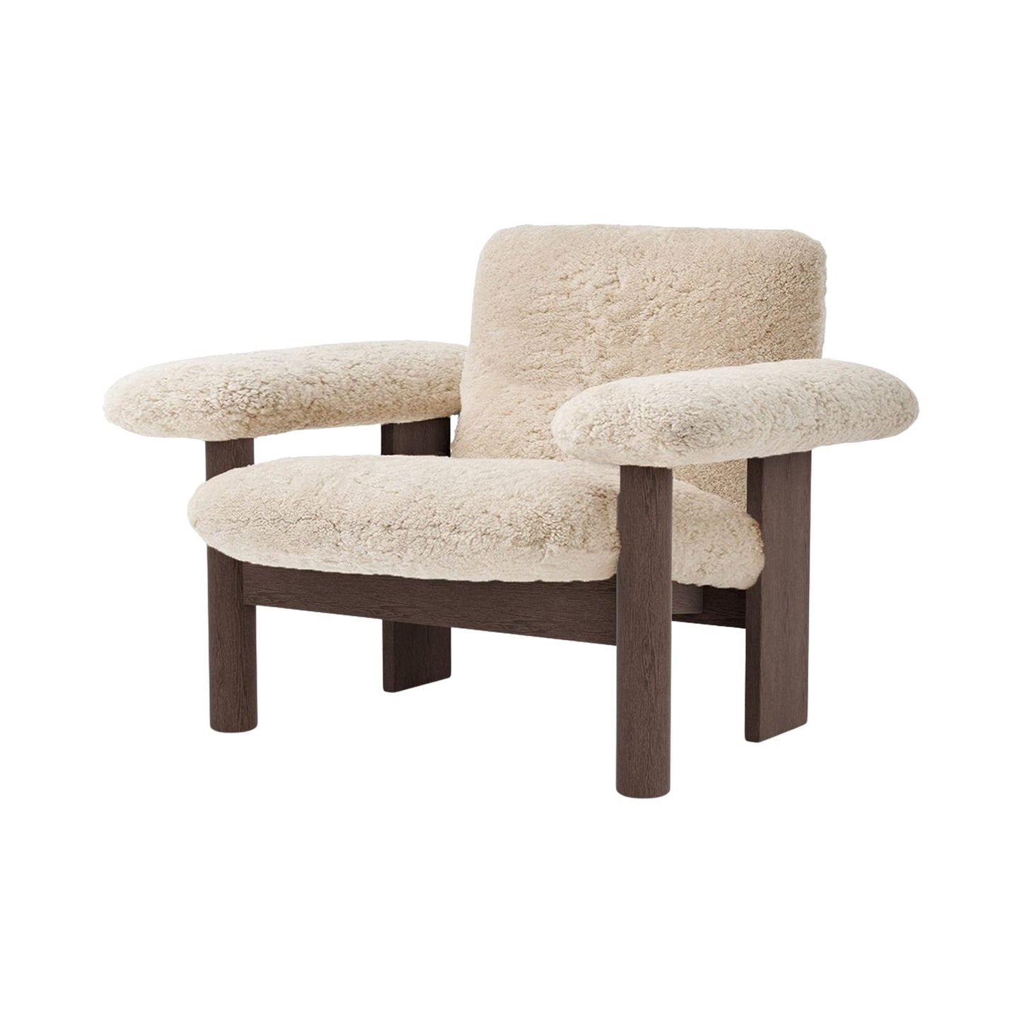 Brasilia Lounge Chair, Low Back - Sheepskin