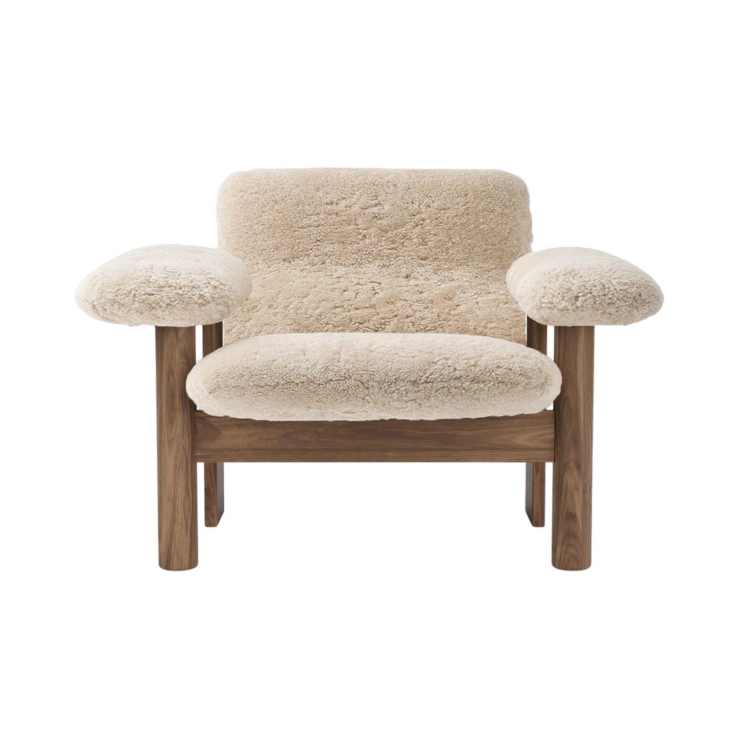 Brasilia Lounge Chair, Low Back - Sheepskin