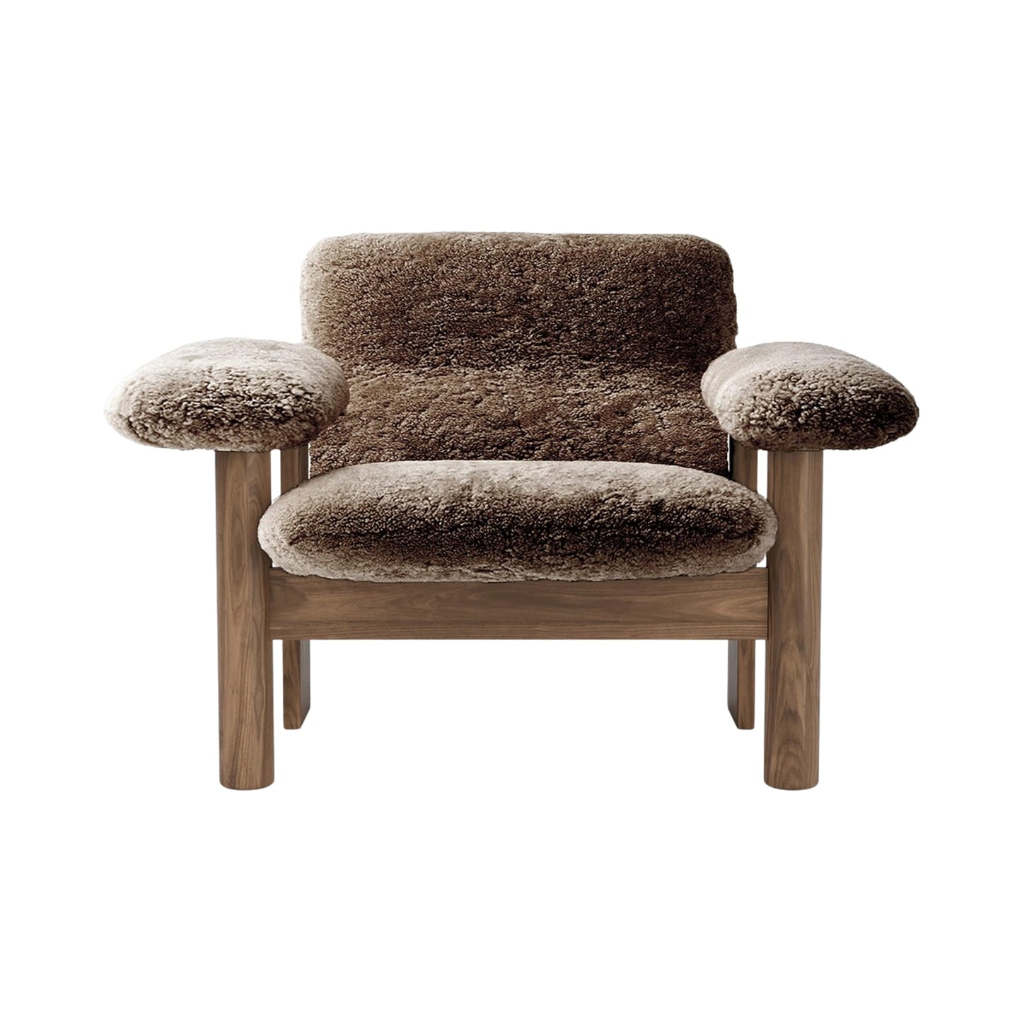 Brasilia Lounge Chair, Low Back - Sheepskin