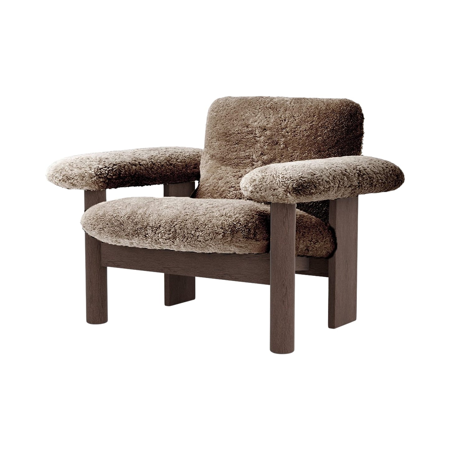 Brasilia Lounge Chair, Low Back - Sheepskin