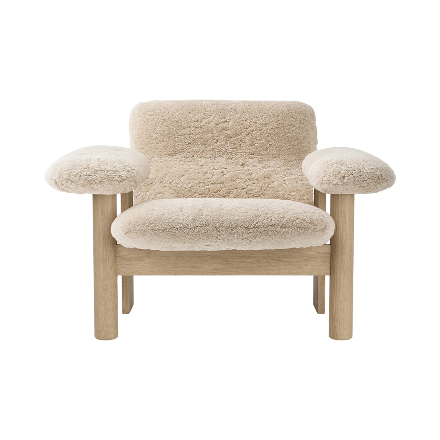 Brasilia Lounge Chair, Low Back - Sheepskin