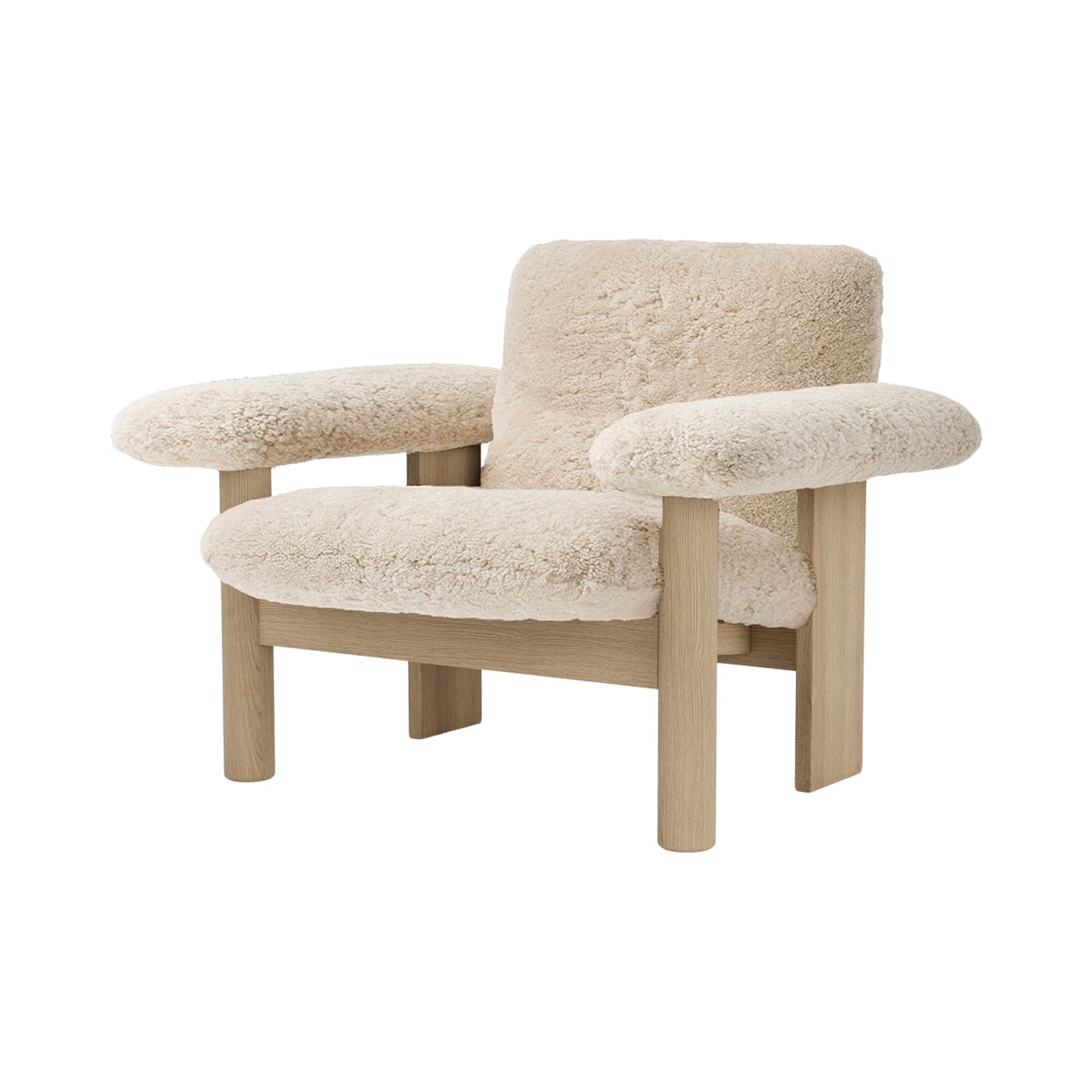 Brasilia Lounge Chair, Low Back - Sheepskin