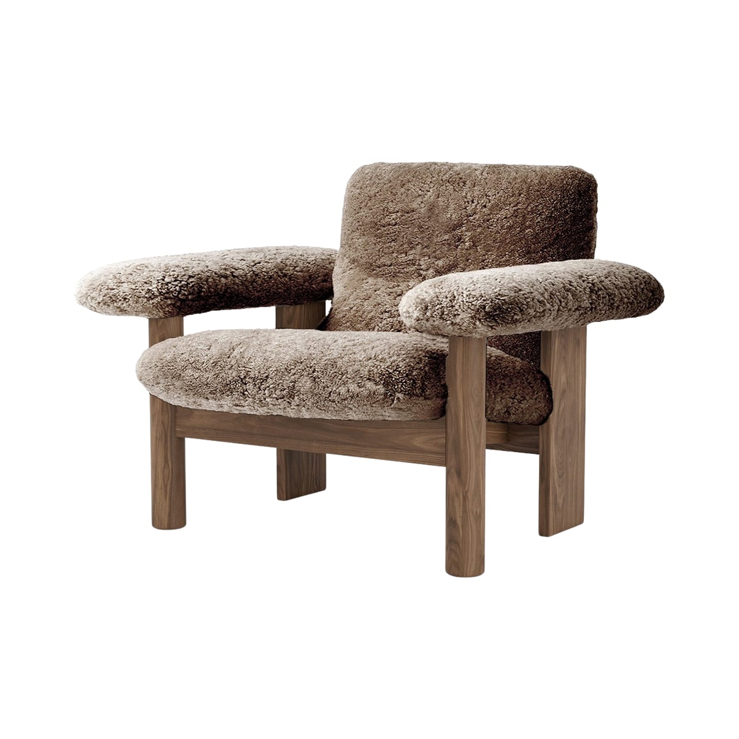 Brasilia Lounge Chair, Low Back - Sheepskin