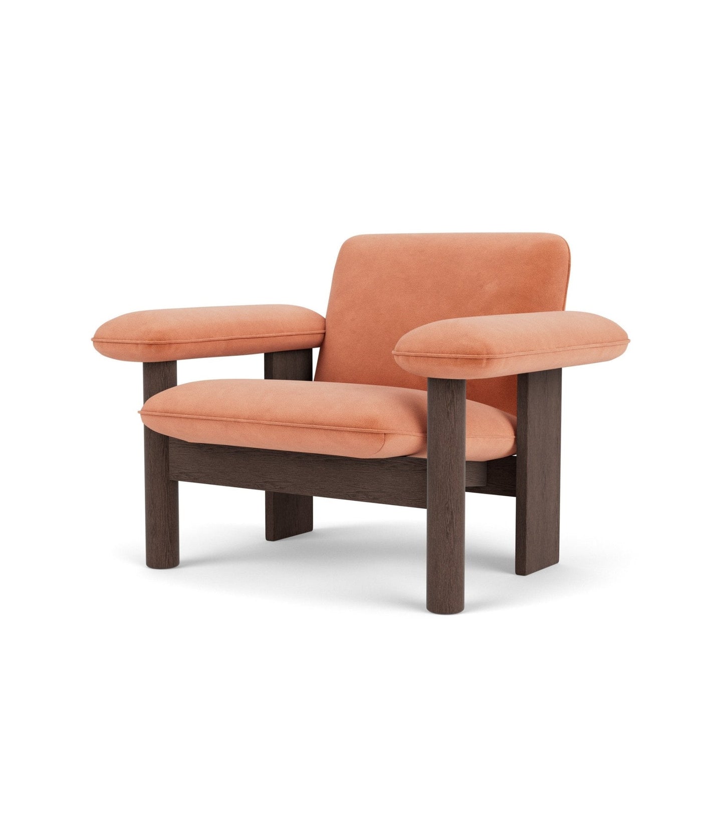 Brasilia Lounge Chair, Low Back - Textile