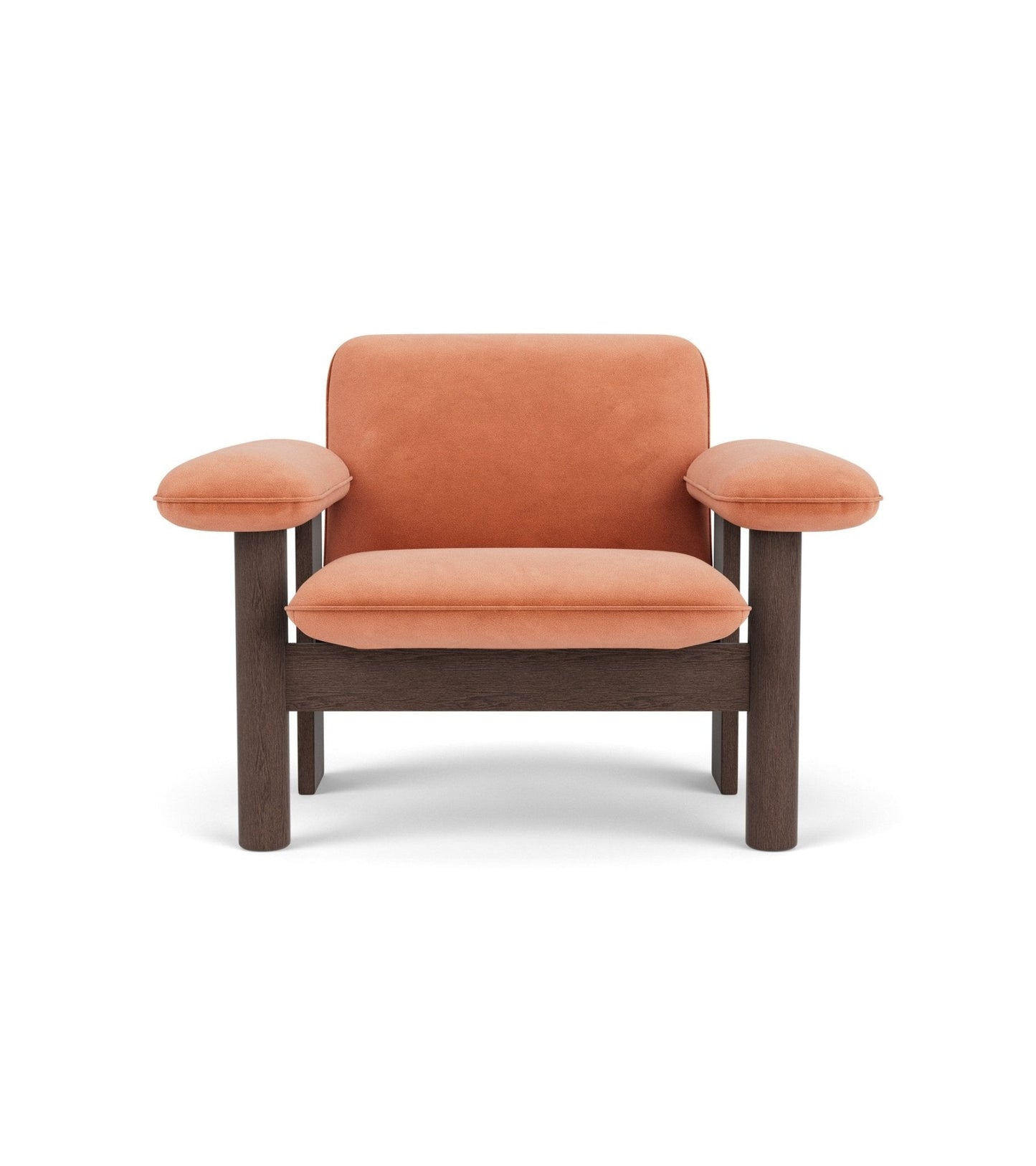 Brasilia Lounge Chair, Low Back - Textile