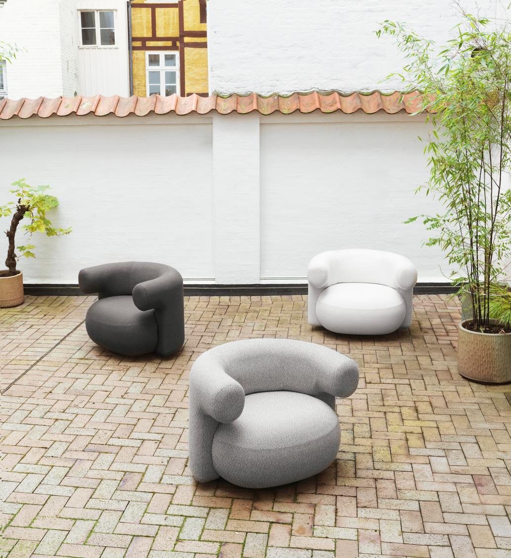 Burra Outdoor Lounge Chair W. Return