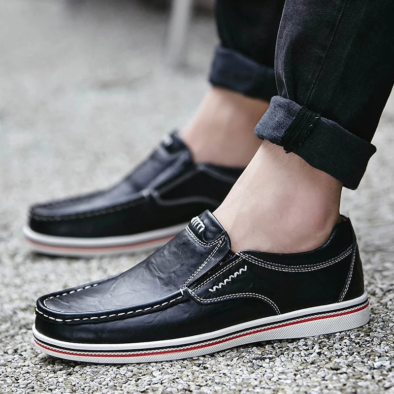 Sherman - Vintage Loafers voor Heren - Casual & Stijlvol