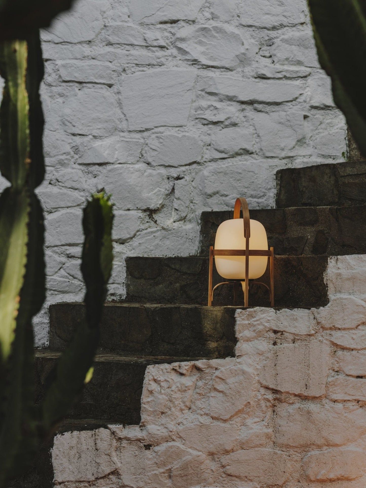 Open Box - Cestita Batería Portable Lamp - White Opal Polyethylene