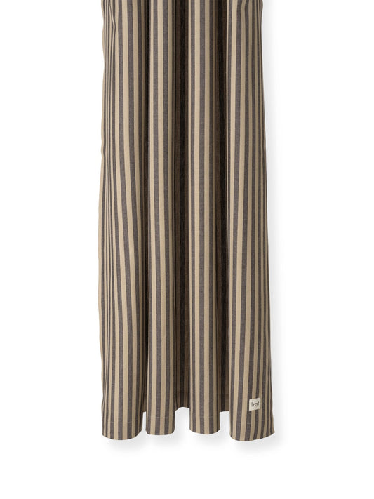Open Box - Chambray Shower Curtain - 80.7"H - Sand/Black