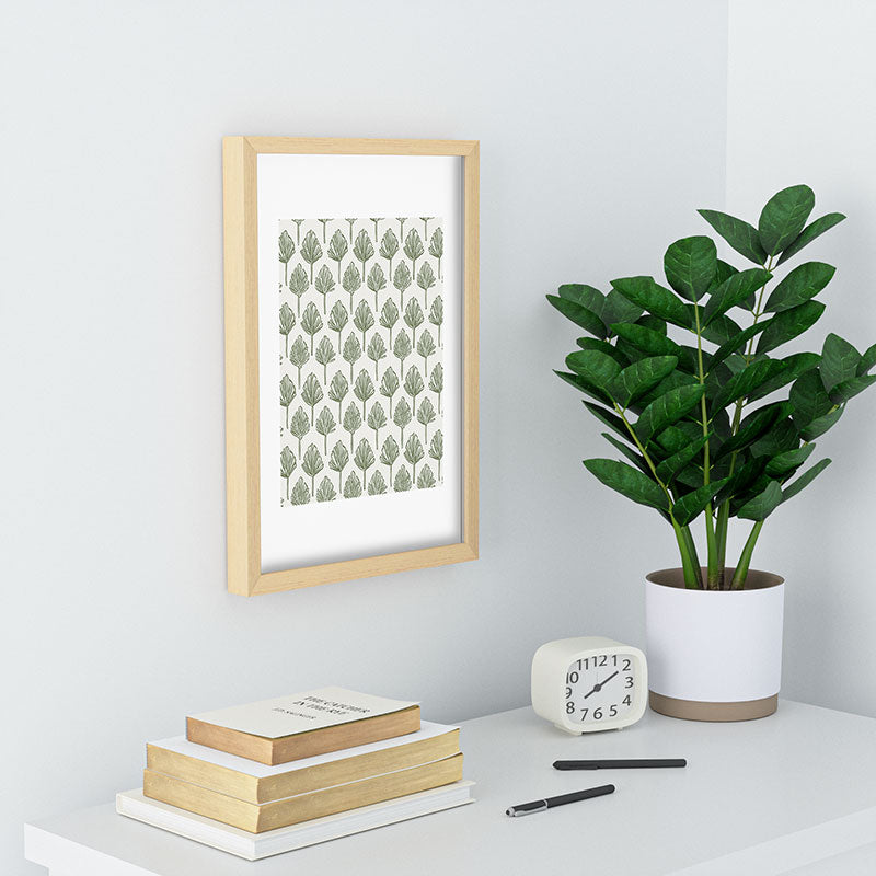 CoastL Studio Palm Sketches Recessed Framing Rectangle