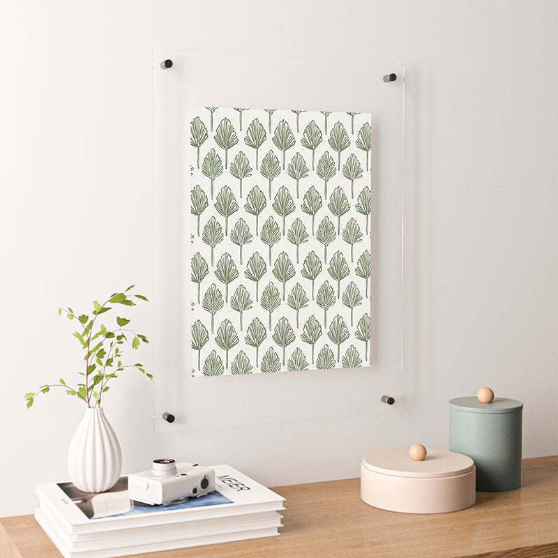 CoastL Studio Palm Sketches Floating Acrylic Print