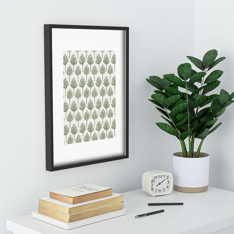 CoastL Studio Palm Sketches Recessed Framing Rectangle