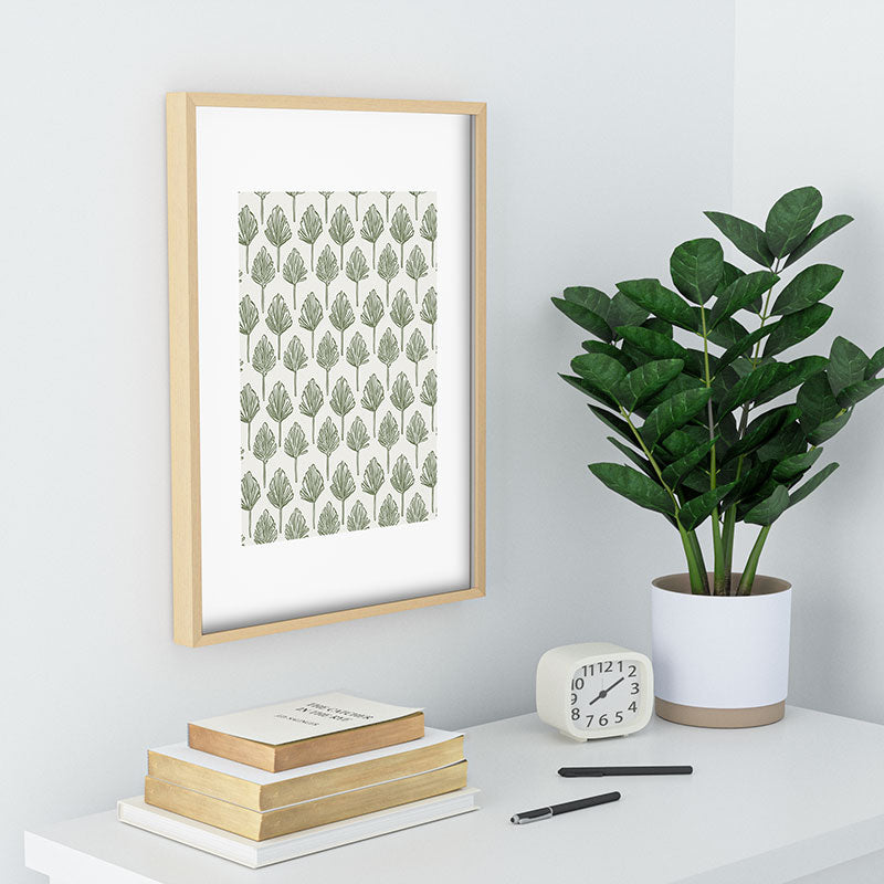 CoastL Studio Palm Sketches Recessed Framing Rectangle