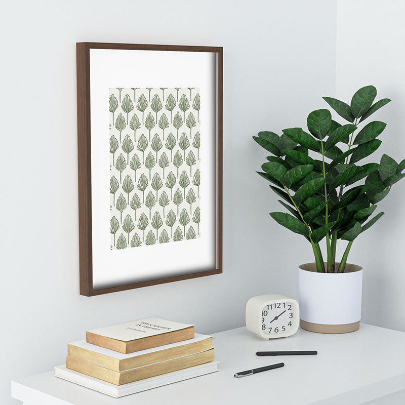 CoastL Studio Palm Sketches Recessed Framing Rectangle