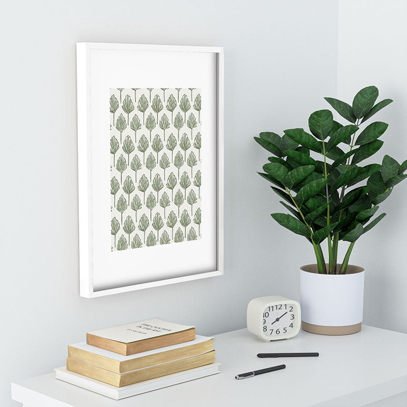CoastL Studio Palm Sketches Recessed Framing Rectangle