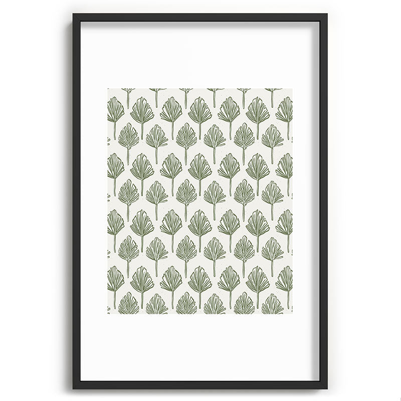 CoastL Studio Palm Sketches Recessed Framing Rectangle