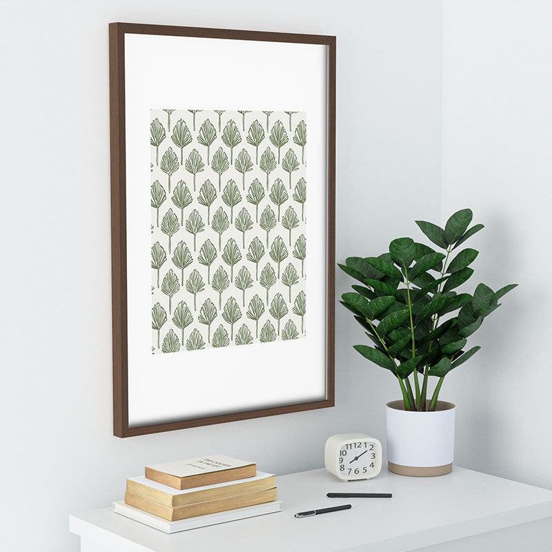 CoastL Studio Palm Sketches Recessed Framing Rectangle