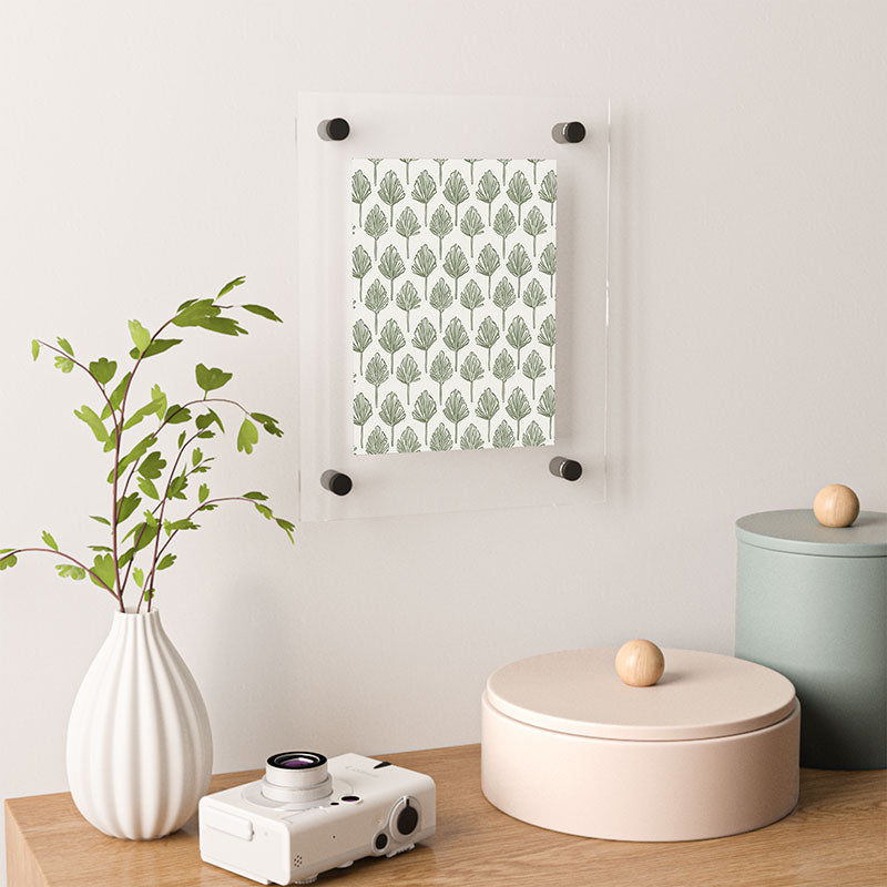CoastL Studio Palm Sketches Floating Acrylic Print