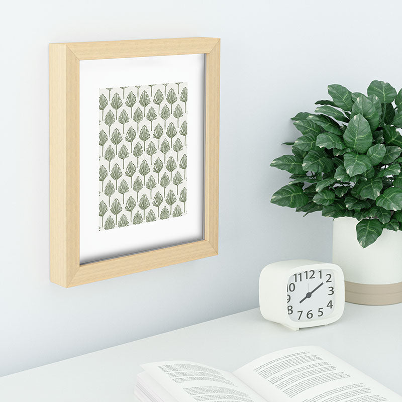 CoastL Studio Palm Sketches Recessed Framing Rectangle