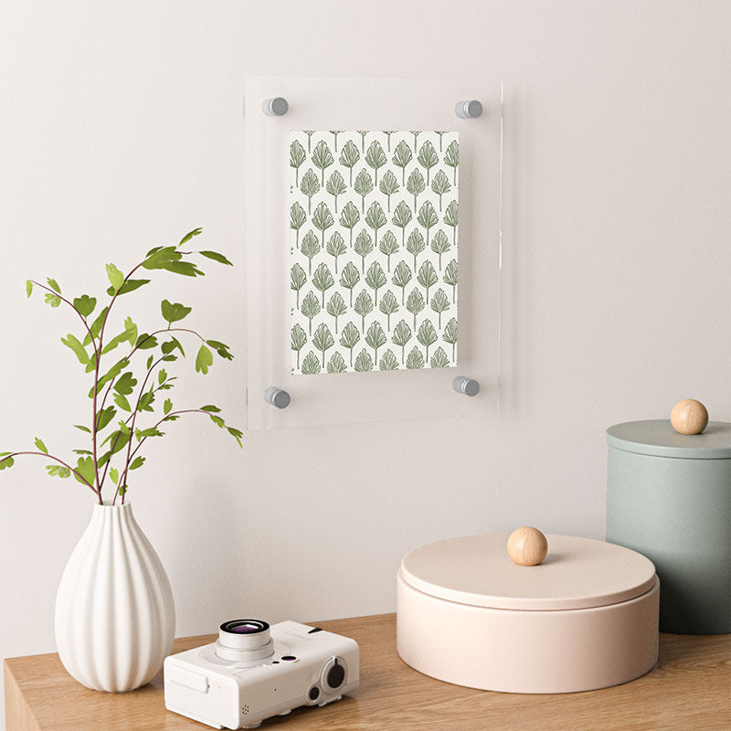 CoastL Studio Palm Sketches Floating Acrylic Print
