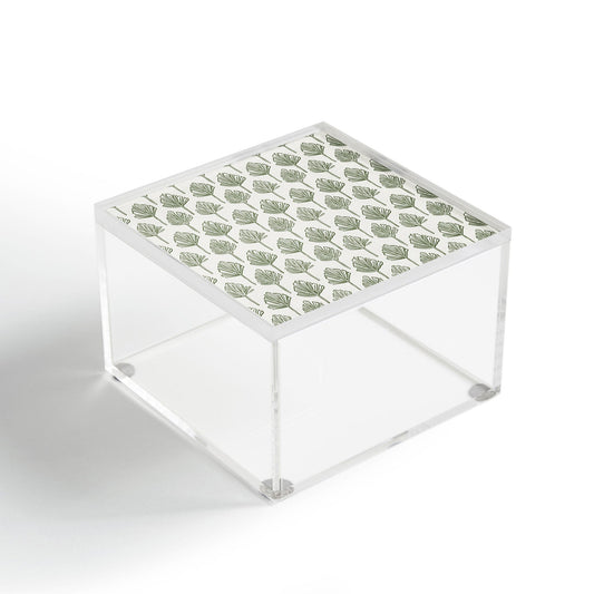 CoastL Studio Palm Sketches Acrylic Box