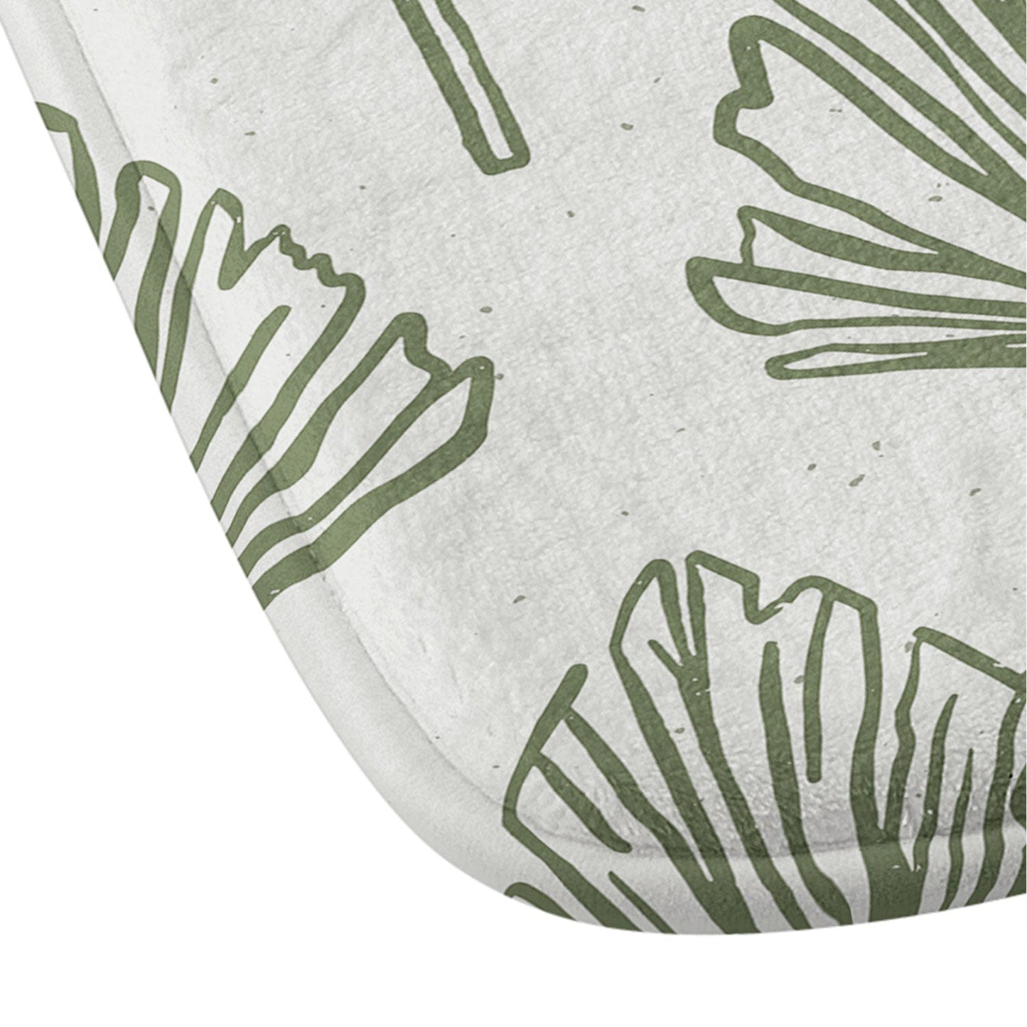 CoastL Studio Palm Sketches Memory Foam Bath Mat