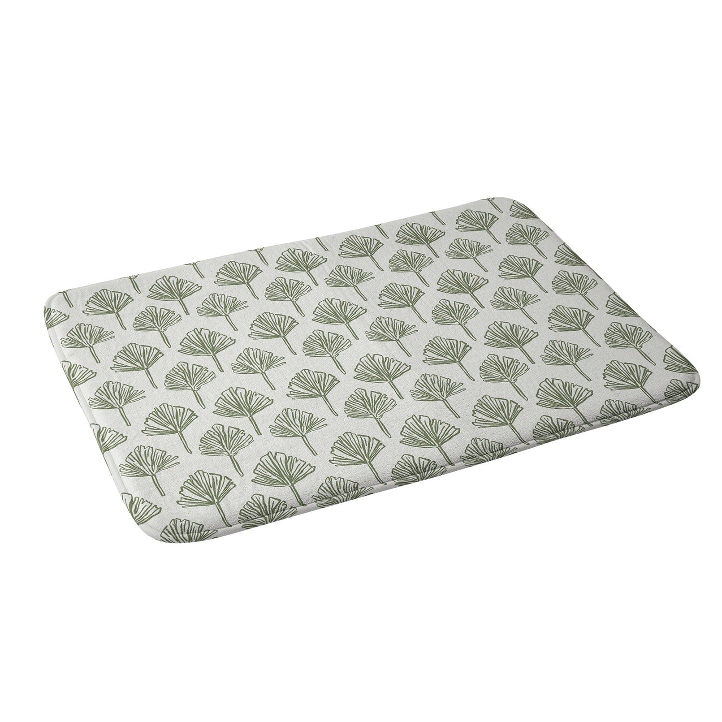 CoastL Studio Palm Sketches Memory Foam Bath Mat