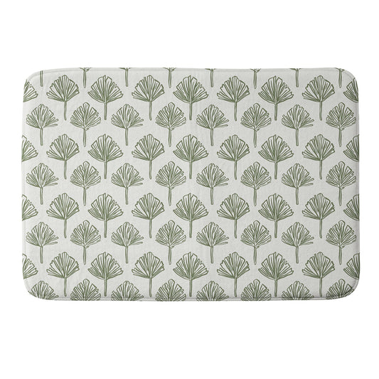 CoastL Studio Palm Sketches Memory Foam Bath Mat