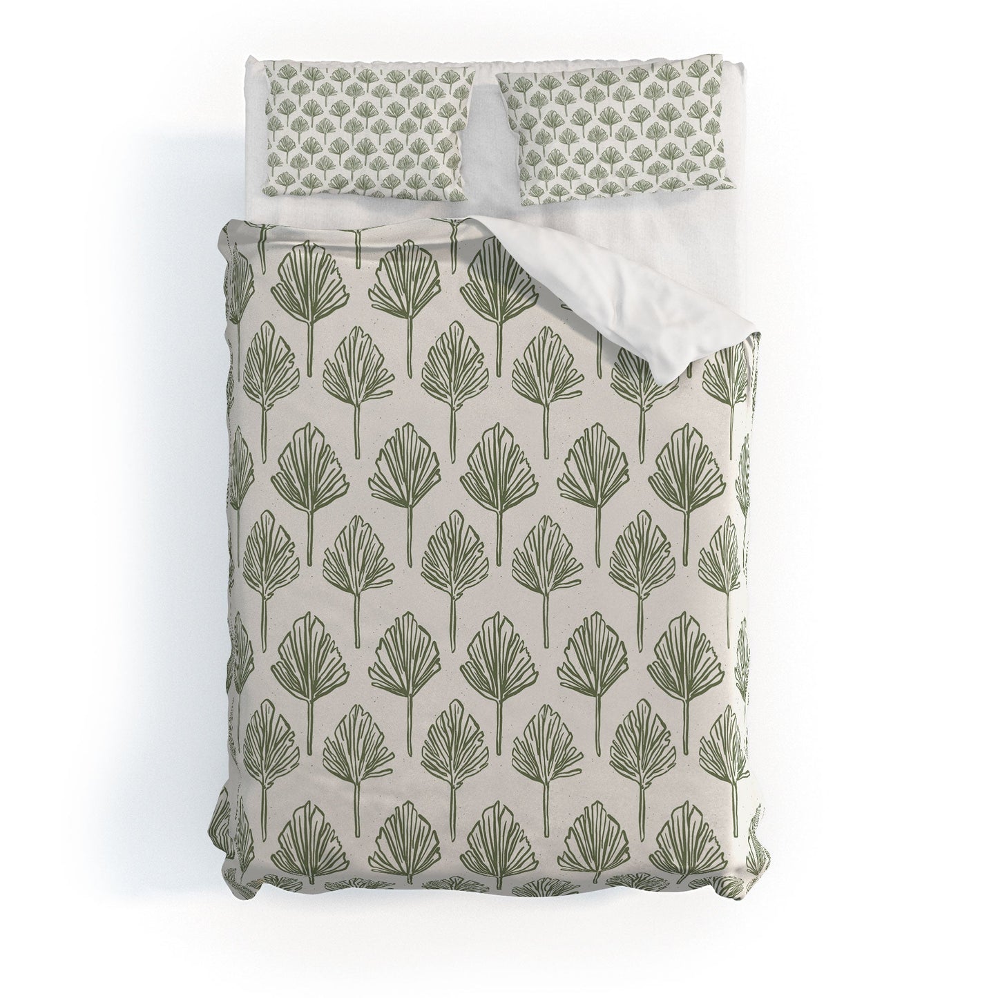 CoastL Studio Palm Sketches Duvet Cover