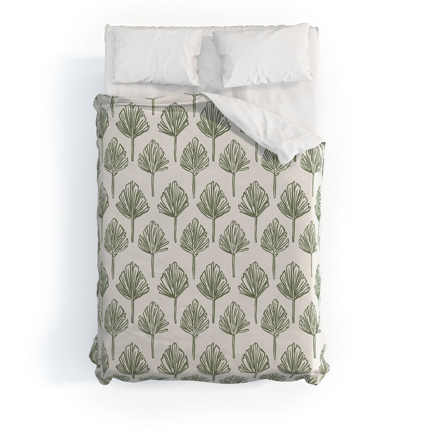 CoastL Studio Palm Sketches Duvet Cover