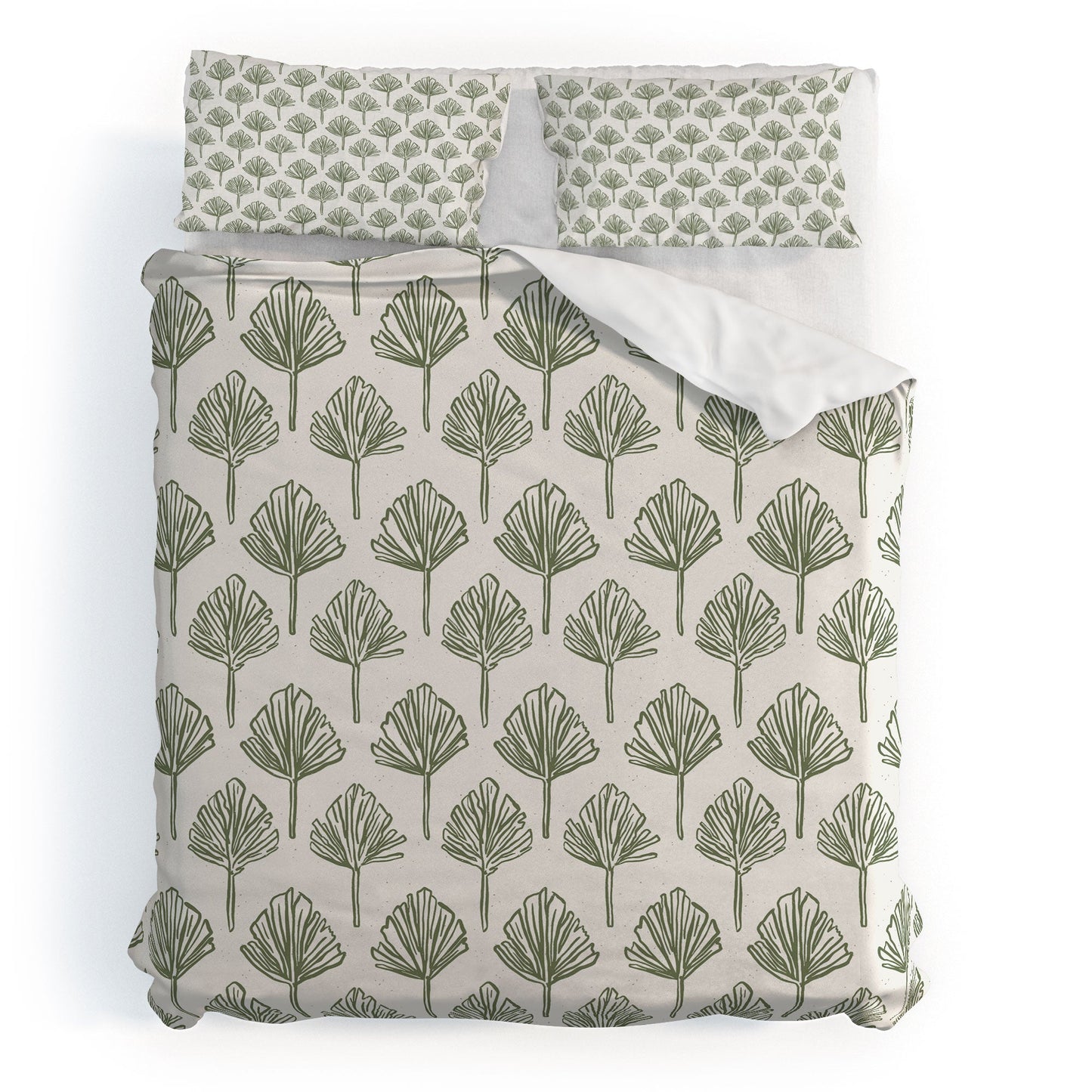 CoastL Studio Palm Sketches Duvet Cover