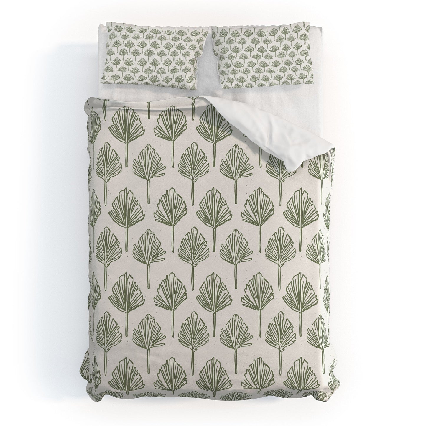 CoastL Studio Palm Sketches Duvet Cover