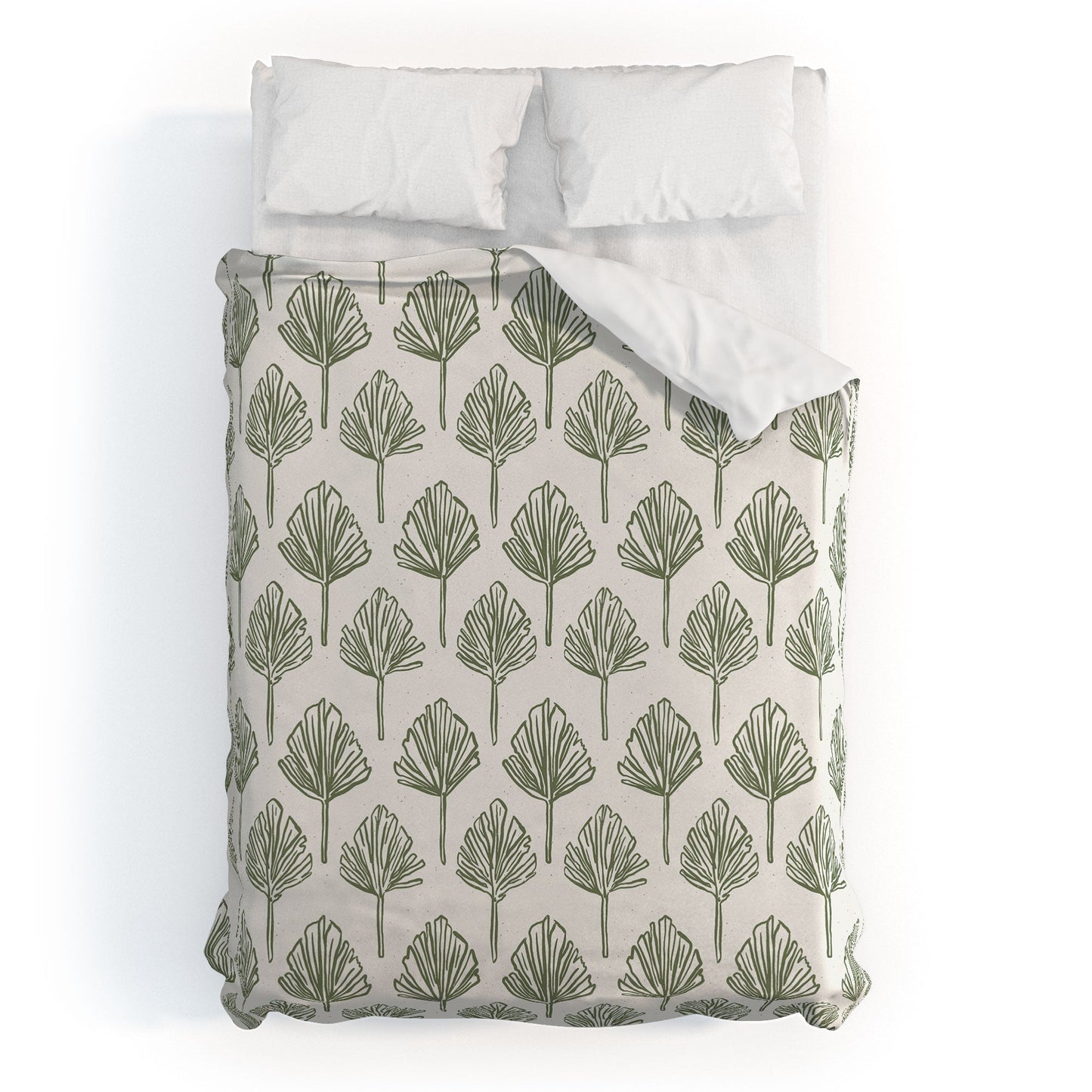 CoastL Studio Palm Sketches Duvet Cover