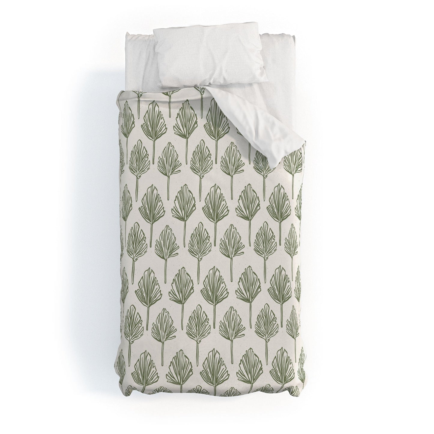 CoastL Studio Palm Sketches Duvet Cover