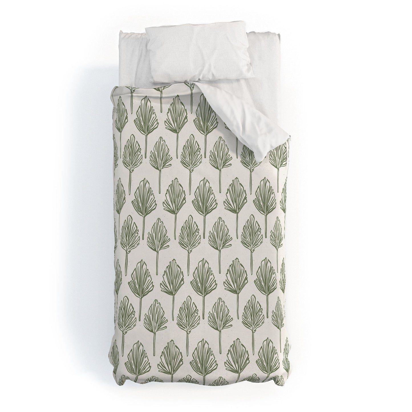 CoastL Studio Palm Sketches Duvet Cover