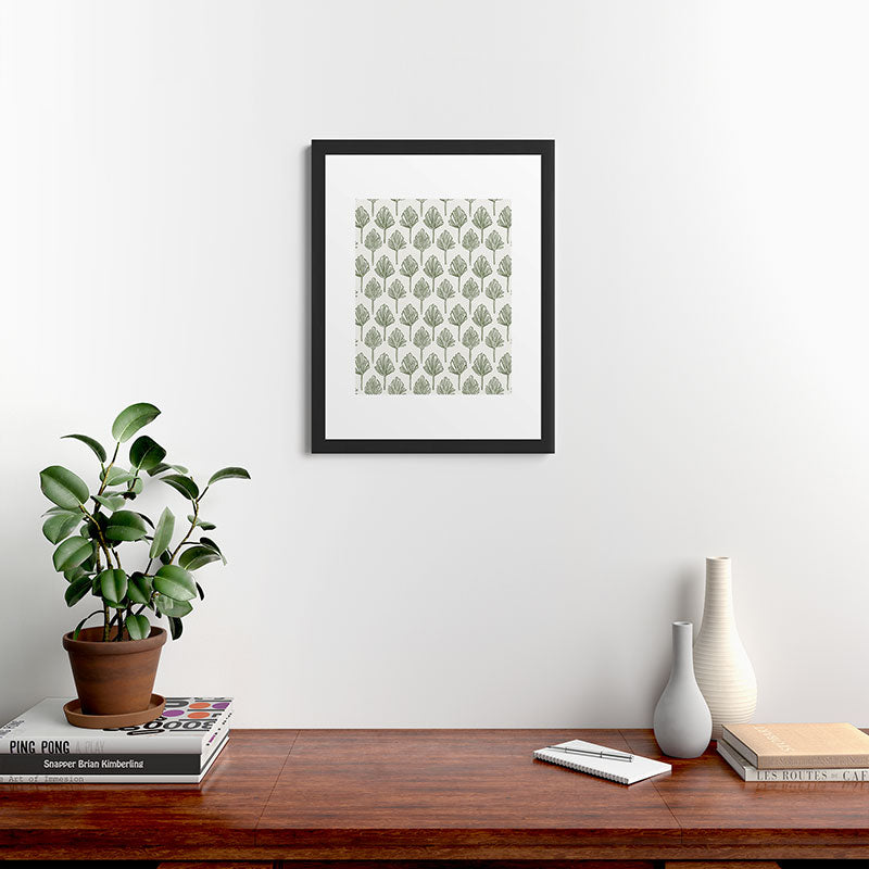 CoastL Studio Palm Sketches Framed Art Print